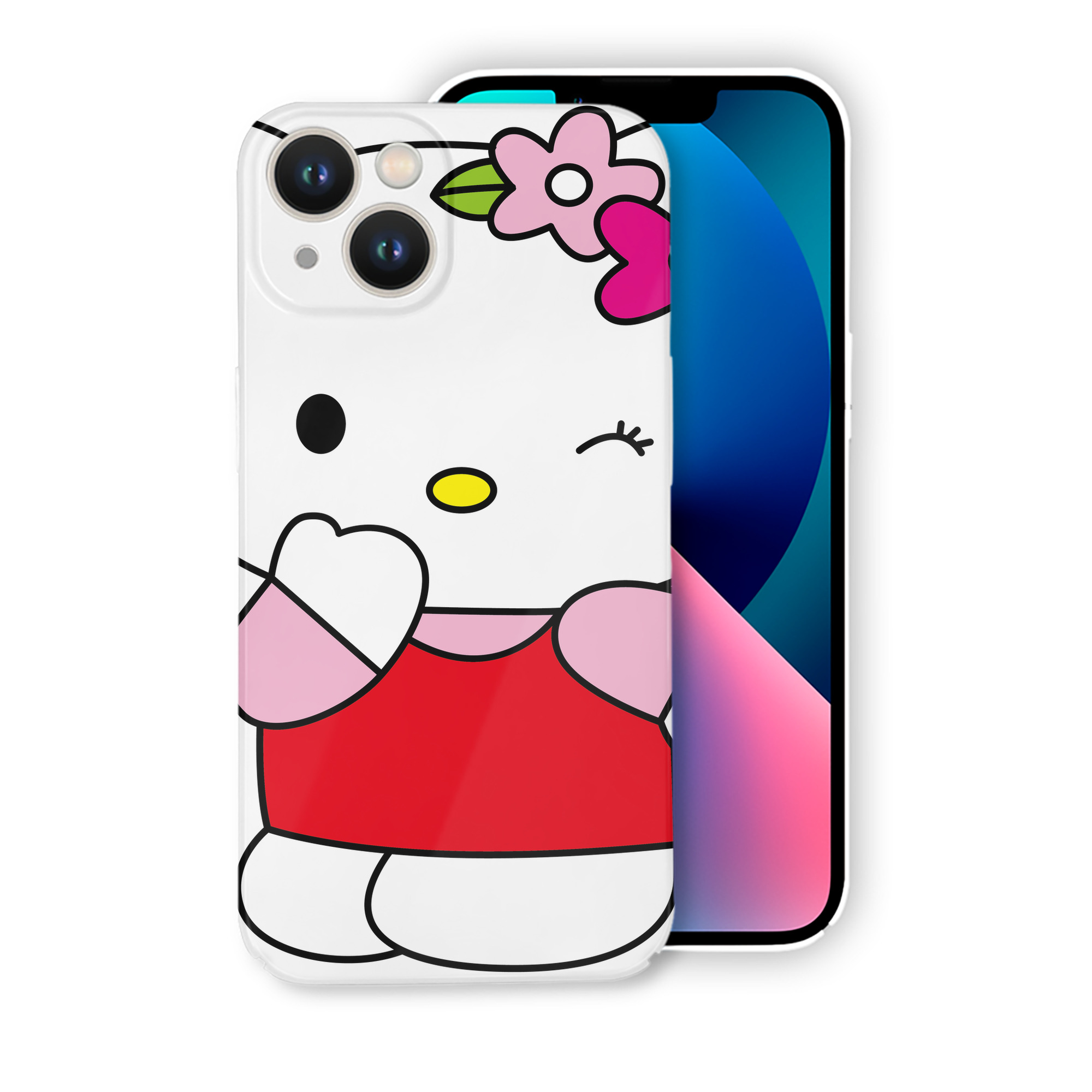 （画像用） Hello Kitty ハローキティ 【iPhone 14シリーズ対応】ハードケース